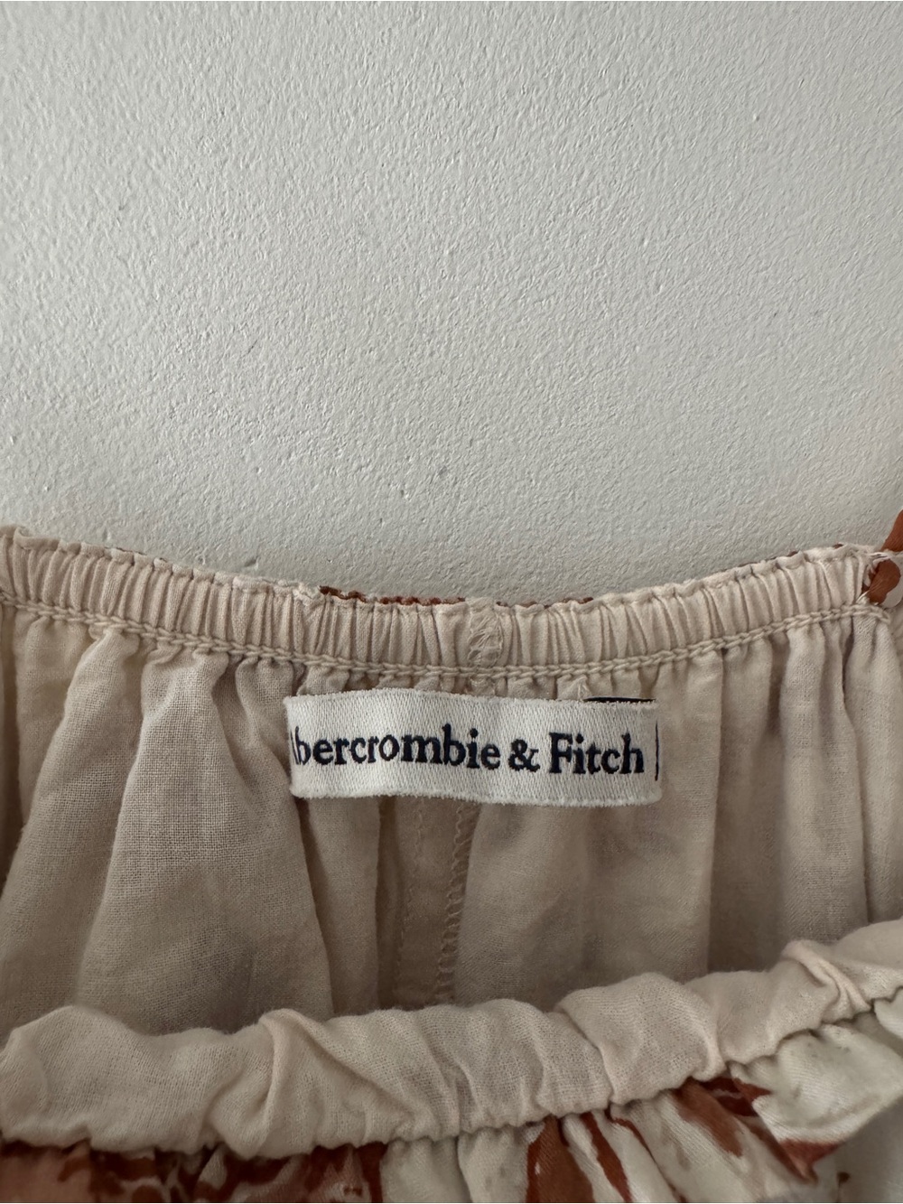 Abercrombie & Fitch Brown Floral Mini Babydoll Dress - Picture 6 of 9